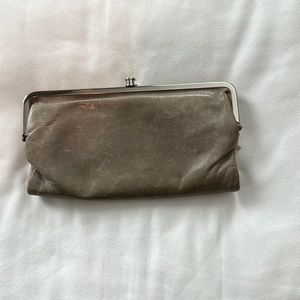 Hobo brand large grey wallet 9”x5”